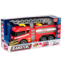 Пожарная машина с огнями и звуками HTI Teamterz цена и информация | Конструктор автомобилей игрушки для мальчиков | 220.lv