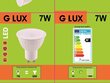 LED spuldzes 7W G.LUX GR-LED-GU10-PA-7W, 10 gab.. cena un informācija | Spuldzes | 220.lv