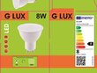 LED spuldzes G.LUX GR-LED-GU10-PA9-8W 3000K - 10 gab. Iepakojums цена и информация | Spuldzes | 220.lv