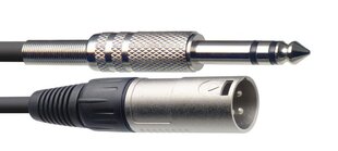 Stagg, Aux 6.35 mm/XLR, 1 m cena un informācija | Kabeļi un vadi | 220.lv