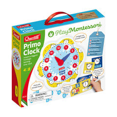 Образовательные часы Quercetti Play Montessori Primo Clock цена и информация | Развивающие игрушки | 220.lv