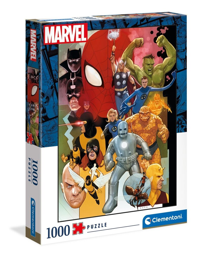 Puzle Clementoni High Quality Collection Marvel 80, 39612, 1000 d. cena un informācija | Puzles, 3D puzles | 220.lv