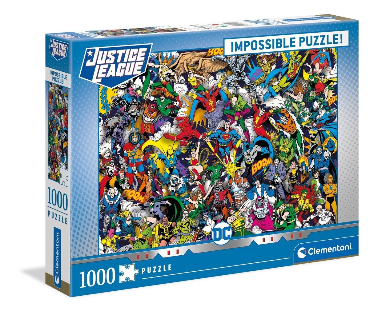 Puzle Clementoni Impossible Puzzle Dc Comics, 39599, 1000 d. cena un informācija | Puzles, 3D puzles | 220.lv