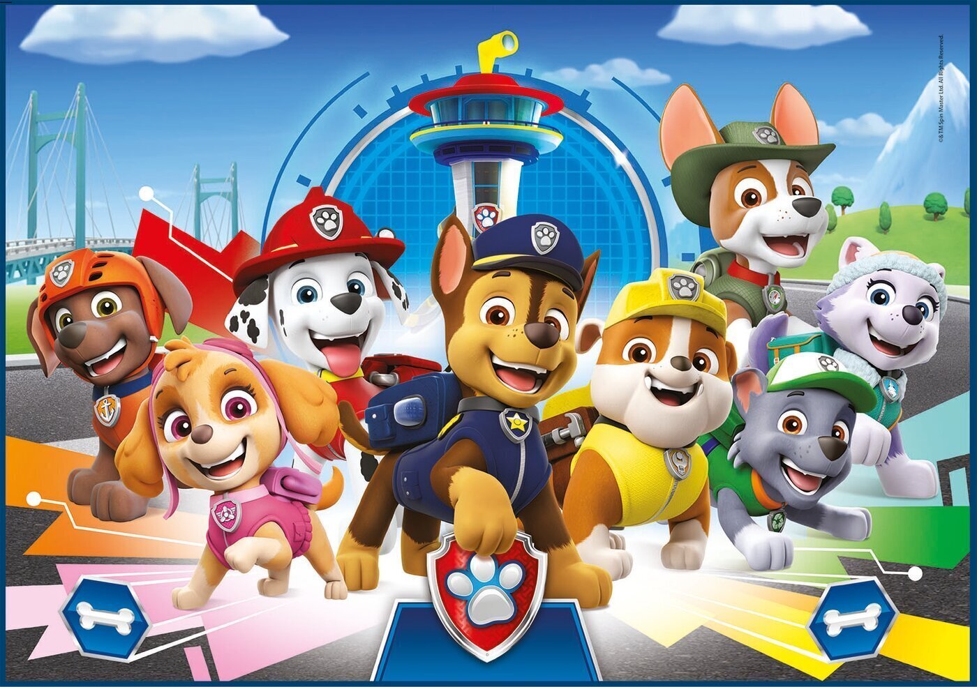 Puzle Clementoni Supercolor Puzzle Ķepu Patruļa (Paw Patrol), 20263, 30 d. cena un informācija | Puzles, 3D puzles | 220.lv