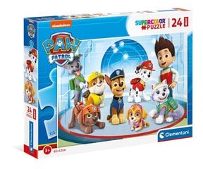 Головоломка Clementoni Supercolor Puzzle Щенячий патруль (Paw Patrol), 24211, 24 д. цена и информация | Пазлы | 220.lv