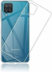 Samsung Galaxy A12 caurspīdīgs vāciņš, 2 mm цена и информация | Чехлы для телефонов | 220.lv