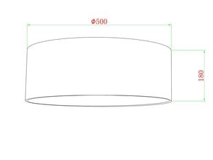 Griestu lampa G.LUX GT-612-3 fabric gray cena un informācija | Griestu lampas | 220.lv