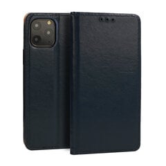 Samsung Galaxy M21 maciņš Leather Book, tumši zils cena un informācija | Telefonu vāciņi, maciņi | 220.lv