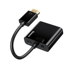 Baseus CAHUB-AH01, micro USB AUX audio 3.5mm cena un informācija | Savienotājkabeļi | 220.lv