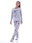 Sieviešu pidžama Pidzaama house ar tauriņiem, pelēka цена и информация | Naktskrekli, pidžamas | 220.lv