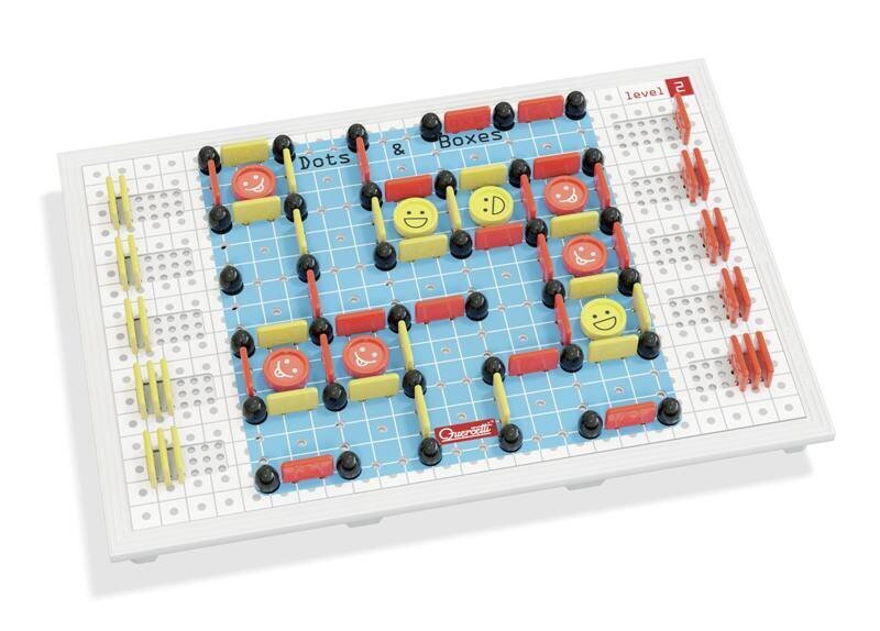 Ģimenes galda spēle Quercetti Dots & Boxes cena un informācija | Galda spēles | 220.lv