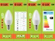 LED spuldzes G.LUX GR-LED-C37-6W 4000K, 10 gab.. Iepakojums cena un informācija | Spuldzes | 220.lv