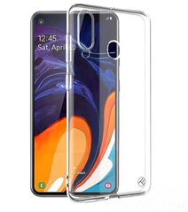 Telefona maciņš Tellur paredzēts Samsung Galaxy A60, caurspīdīgs cena un informācija | Telefonu vāciņi, maciņi | 220.lv