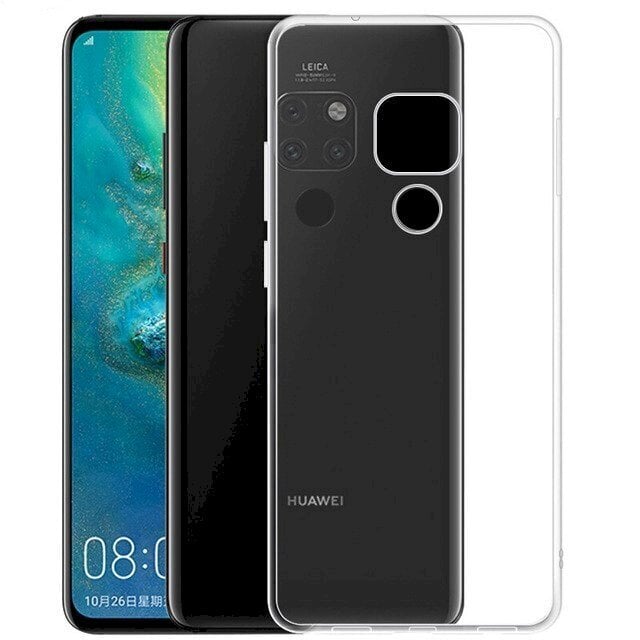 Fusion ultra 0.3 mm silikona aizsargapvalks Huawei Mate 20 caurspīdīgs цена и информация | Telefonu vāciņi, maciņi | 220.lv