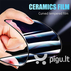 Защитное стекло Matte Ceramic, Full Glue, Full Cover Black для iPhone 7 Plus/ 8 Plus цена и информация | Защитные пленки для телефонов | 220.lv