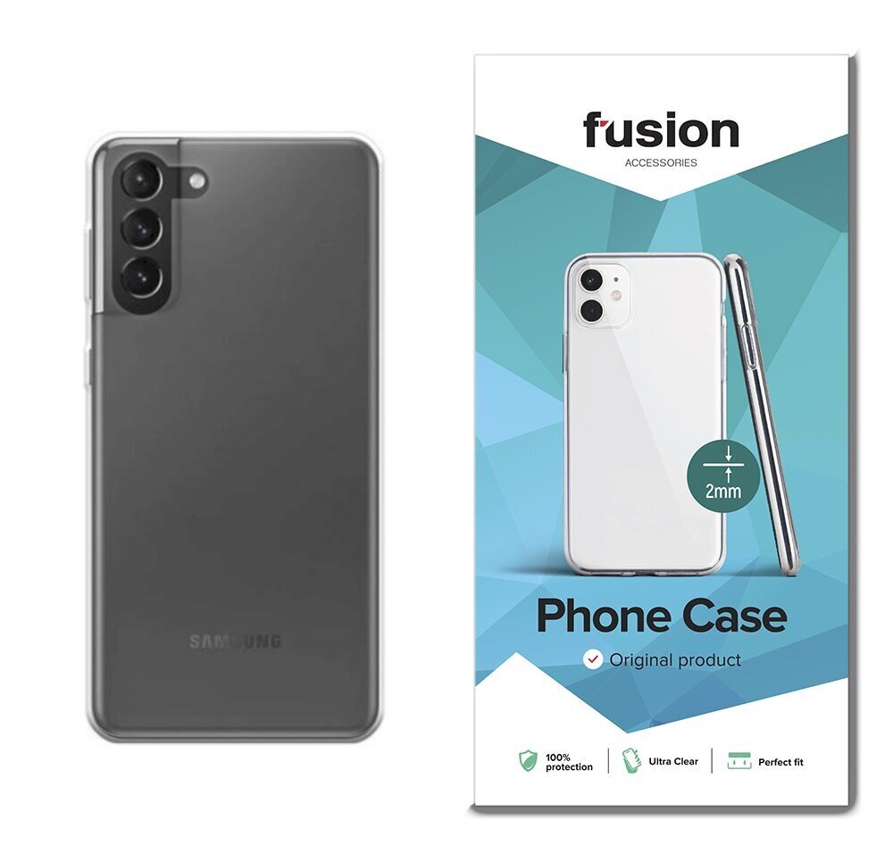 Fusion ultra clear series 2 mm silikona aizsargapvalks Samsung G996 Galaxy S21 Plus 5G caurspīdīgs (EU Blister) cena un informācija | Telefonu vāciņi, maciņi | 220.lv