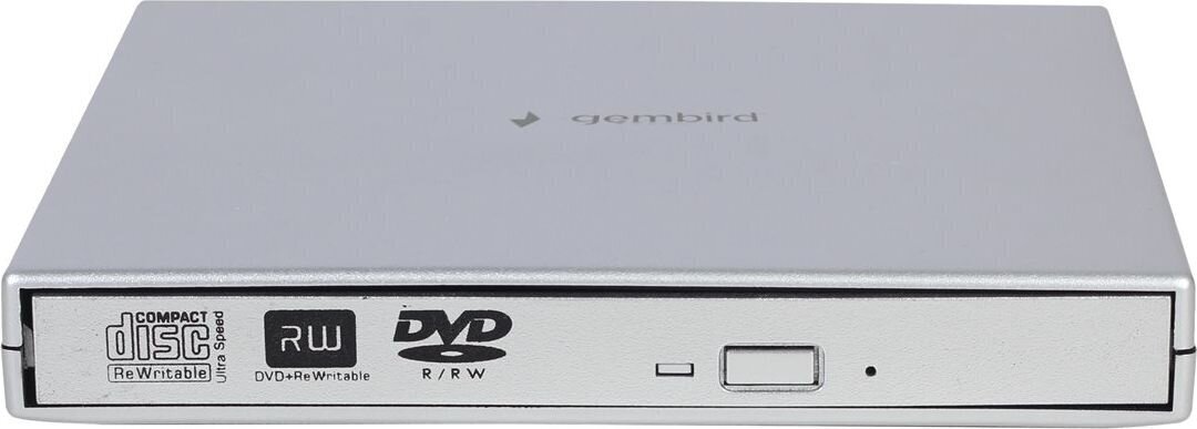 Gembird DVD-USB-02-SV cena un informācija | Diskdziņi | 220.lv