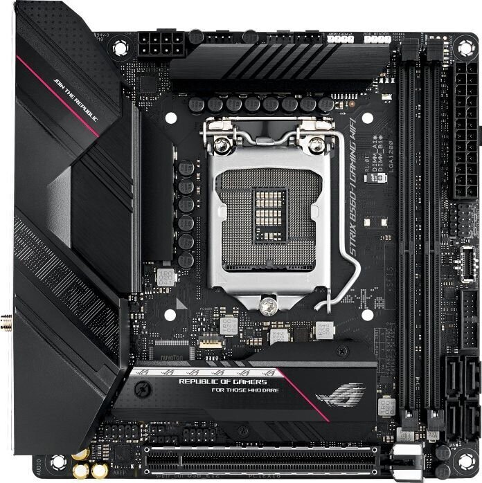 Asus Rog STRIX B560-I Gaming WIFI cena un informācija | Mātesplates | 220.lv