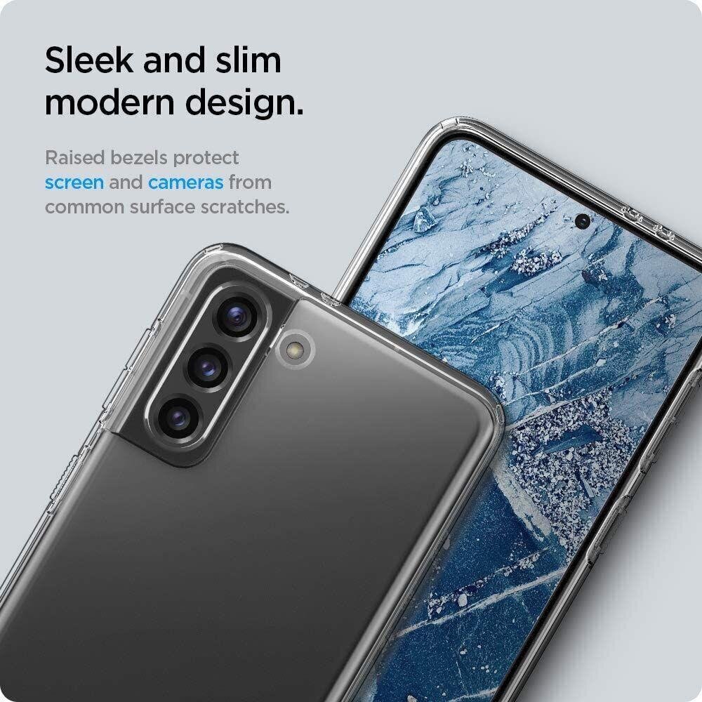 Silikona telefona vāciņš priekš Samsung G991 Galaxy S21 5G, Spigen Liquid Crystal, caurspīdīgs цена и информация | Telefonu vāciņi, maciņi | 220.lv