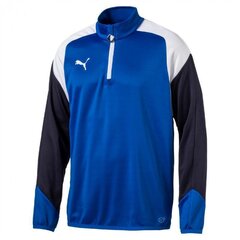 Džemperis vīriešiem Puma Esito 4 1/4 zip training top, zils/balts cena un informācija | Vīriešu jakas | 220.lv
