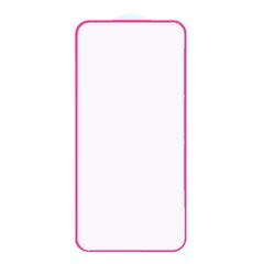 Защитное стекло Silicone Edge для iPhone 11/ XR, розовое цена и информация | Защитные пленки для телефонов | 220.lv