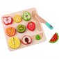 Komplekts krāsainu augļu sagriešanai Classic World цена и информация | Rotaļlietas zīdaiņiem | 220.lv