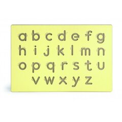 Деревянная доска-шаблон для письма строчными буквами цена и информация | Развивающие игрушки | 220.lv