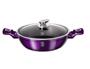 Berlinger Haus katls ar vāku Metallic Line Purple Eclipse Collection, 28 cm цена и информация | Кастрюли, скороварки | 220.lv