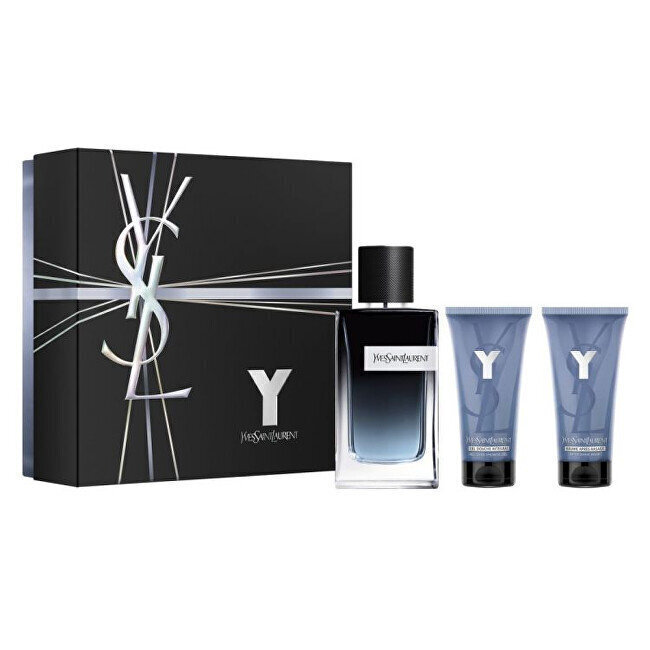 Komplekts Yves Saint Laurent Y: EDP vīriešiem 100 ml + balzams pēc skūšanās 50 ml + dušas želeja 50 ml cena un informācija | Vīriešu smaržas | 220.lv