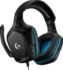 Logitech G432 Surround Sound Gaming цена и информация | Наушники с микрофоном Asus H1 Wireless Чёрный | 220.lv