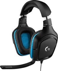 Наушники LOGITECH G432 Surround Sound цена и информация | Наушники с микрофоном Asus H1 Wireless Чёрный | 220.lv