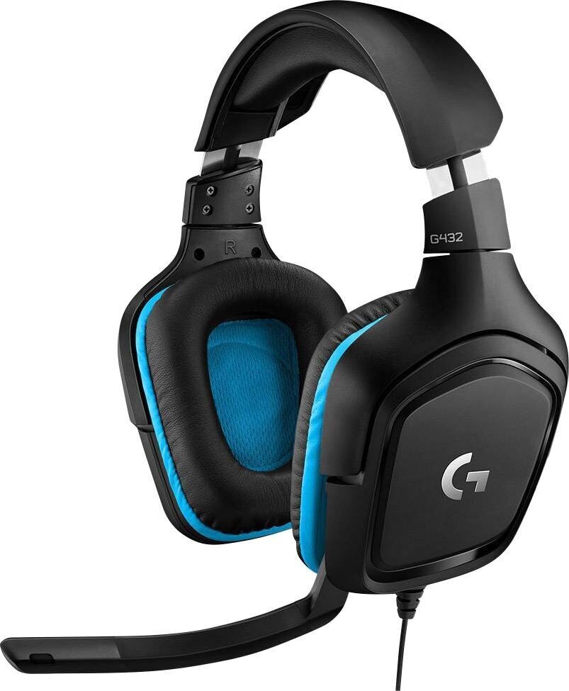 Logitech G432 Surround Sound Gaming cena un informācija | Austiņas | 220.lv