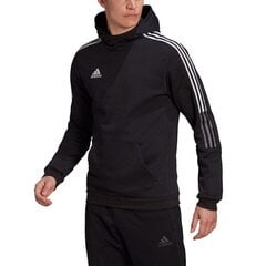 Vīriešu džemperis Adidas Tiro 21 Sweat Hoody M GM7341 77936, melns cena un informācija | Vīriešu jakas | 220.lv