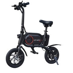 Elektriskais velosipēds Cityway Milo 12'' 350W, melns cena un informācija | Elektrovelosipēdi | 220.lv