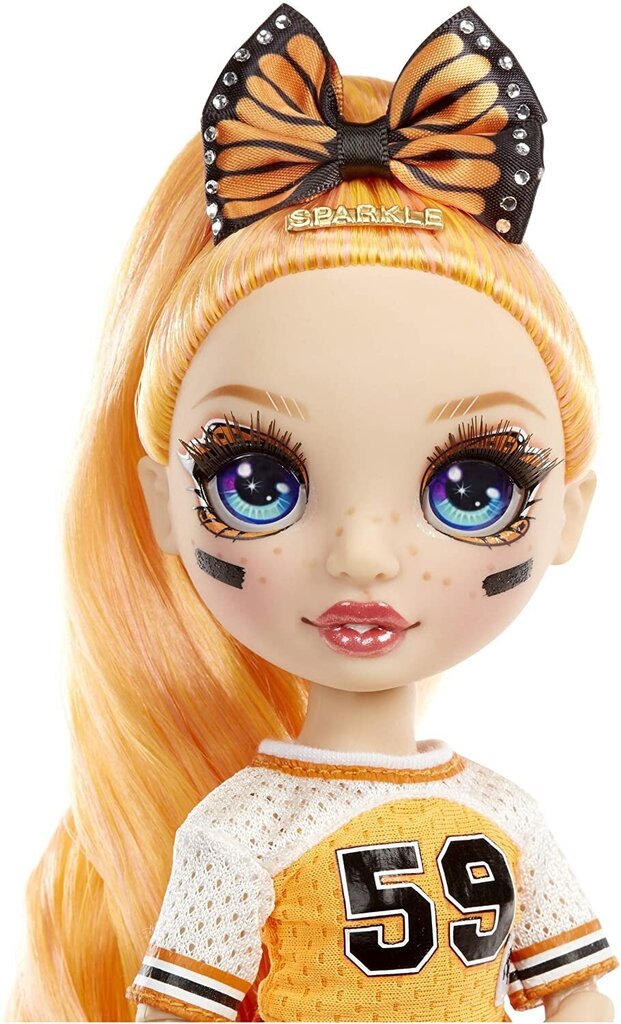 Rainbow High Cheer Doll- Poppy Rowan (Orange) cena un informācija | Rotaļlietas meitenēm | 220.lv