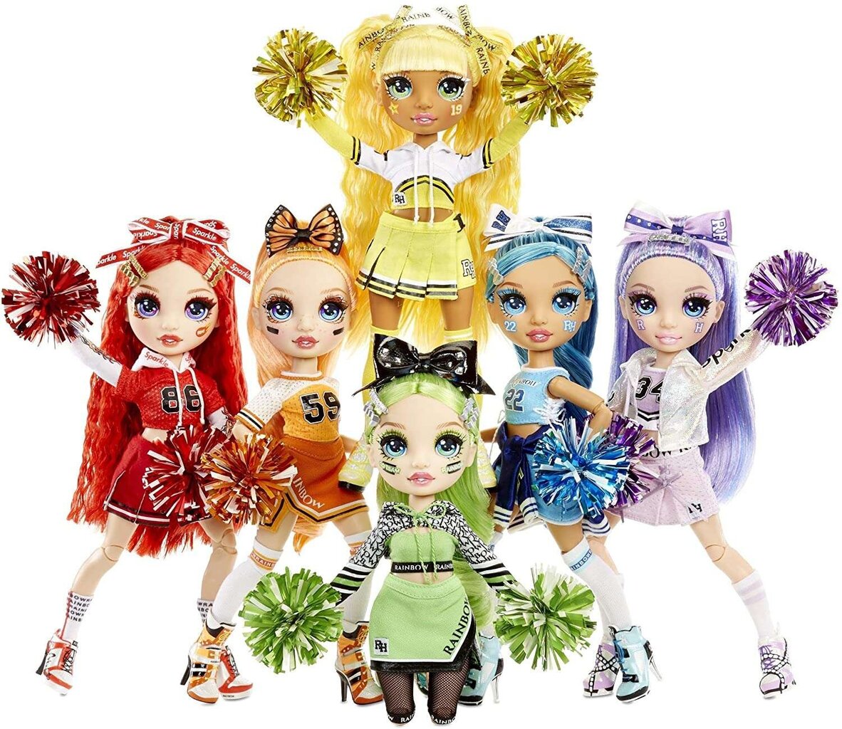 Rainbow High Cheer Doll - Violet Willow (Purple) cena un informācija | Rotaļlietas meitenēm | 220.lv