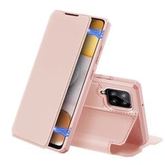 Dux Ducis Skin X Bookcase, piemērots Samsung Galaxy A42 5G, rozā cena un informācija | Telefonu vāciņi, maciņi | 220.lv