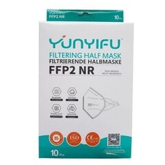 Respirators FFP2 (violets 10 gab.) cena un informācija | Pirmā palīdzība | 220.lv