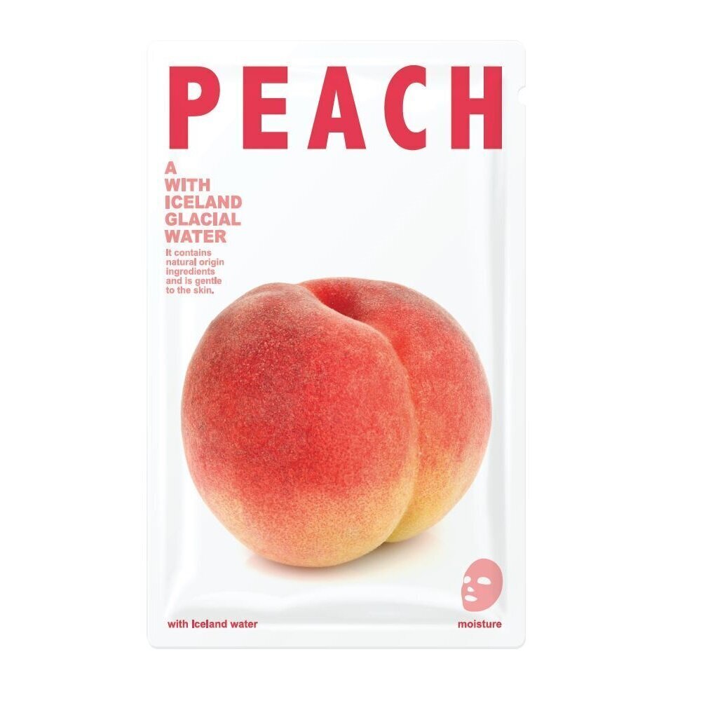 Loksnes sejas maska Blue Dot Peach 20 g cena un informācija | Sejas maskas, acu maskas | 220.lv