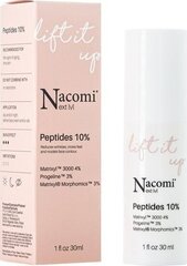 Серум для лица Nacomi Next Level Peptides 10% 30 мл цена и информация | Сыворотки для лица, масла | 220.lv