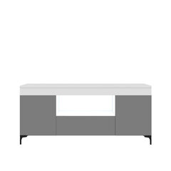 ТВ столик Selsey Gusto LED, серый/белый цена и информация | Тумбы под телевизор | 220.lv
