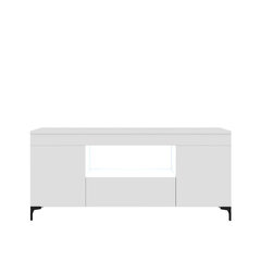 ТВ столик Selsey Gusto LED, белый цена и информация | Тумбы под телевизор | 220.lv