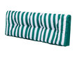 Atzveltnes spilvens paletei Hobbygarden Leo 120x40cm, zaļš цена и информация | Krēslu paliktņi | 220.lv
