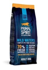Primal Spirit mitra barība pieaugušiem suņiem Wild waters 12kg cena un informācija | Sausā barība suņiem | 220.lv