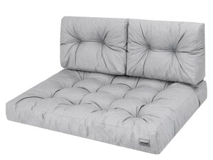 Подушка на сиденье поддона Hobbygarden Leo 120x80см, светло-серая цена и информация | Подушки, наволочки, чехлы | 220.lv