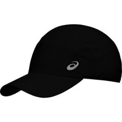 Кепка с козырьком женская Asics Lightweight Running Cap 3013A291 002, черная цена и информация | Женские шапки | 220.lv