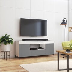 ТВ столик Selsey Gusto, серый/белый цена и информация | Тумбы под телевизор | 220.lv