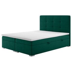 Кровать Selsey Bongiorno 160x200 см, зеленая цена и информация | Кровати | 220.lv