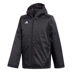 Спортивная куртка для мальчиков Adidas Core 18 RN JKT Junior, черная цена и информация | Куртки для мальчиков | 220.lv