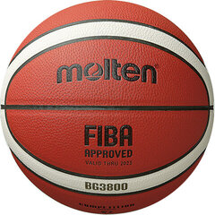 Basketbola bumba Molten B5G3800 FIBA, 5 izmērs цена и информация | Баскетбольные мячи | 220.lv